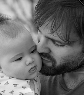 A Baby with Dad